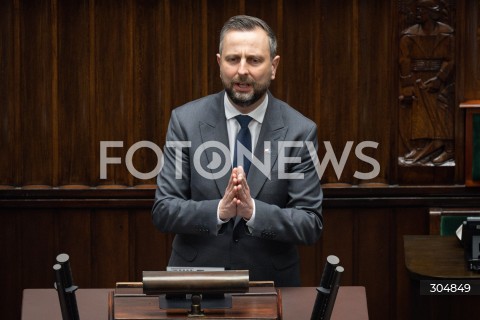  13.02.2026 WARSZAWA SEJM <br />POSIEDZENIE SEJMU RP<br />N/Z WLADYSLAW KOSINIAK KAMYSZ<br /> 