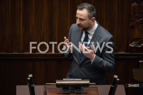  13.02.2026 WARSZAWA SEJM <br />POSIEDZENIE SEJMU RP<br />N/Z WLADYSLAW KOSINIAK KAMYSZ<br /> 
