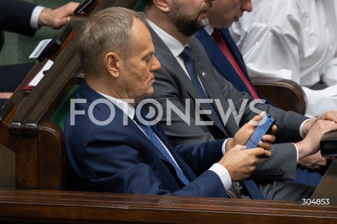  13.02.2026 WARSZAWA SEJM <br />POSIEDZENIE SEJMU RP<br />N/Z PREMIER DONALD TUSK WPIS NA PLATFORMIE X<br /> 