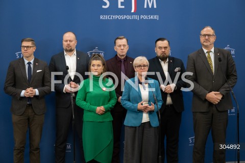  13.02.2026 WARSZAWA SEJM <br />POSIEDZENIE SEJMU RP<br />N/Z KONFERENCJA PRASOWA POSLOW KOALICJI OBYWATELSKIEJ<br /> 