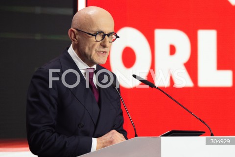  16.02.2026 WARSZAWA<br />KONFERENCJA PRASOWA ORLEN<br />N/Z IRENEUSZ FAFARA<br /> 