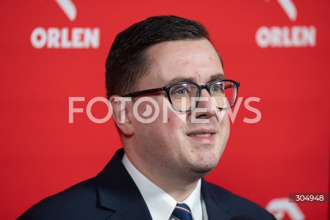  16.02.2026 WARSZAWA<br />KONFERENCJA PRASOWA ORLEN<br />N/Z MILOSZ MOTYKA<br /> 