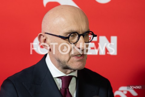  16.02.2026 WARSZAWA<br />KONFERENCJA PRASOWA ORLEN<br />N/Z IRENEUSZ FAFARA<br /> 