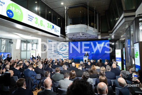  18.02.2026 WARSZAWA<br />KONFERENCJA POLSKA ROK PRZYSPIESZENIA<br />N/Z PREMIER DONALD TUSK<br />FOT. MARCIN BANASZKIEWICZ/FOTONEWS  
