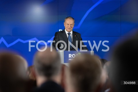  18.02.2026 WARSZAWA<br />KONFERENCJA POLSKA ROK PRZYSPIESZENIA<br />N/Z PREMIER DONALD TUSK<br />FOT. MARCIN BANASZKIEWICZ/FOTONEWS  