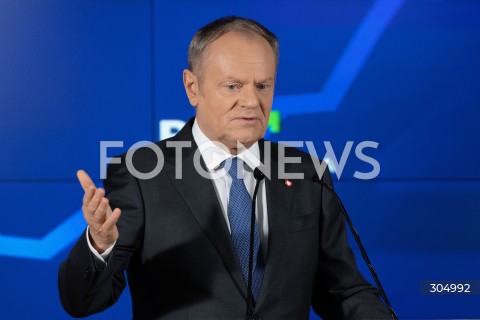  18.02.2026 WARSZAWA<br />KONFERENCJA POLSKA ROK PRZYSPIESZENIA<br />N/Z PREMIER DONALD TUSK<br />FOT. MARCIN BANASZKIEWICZ/FOTONEWS  