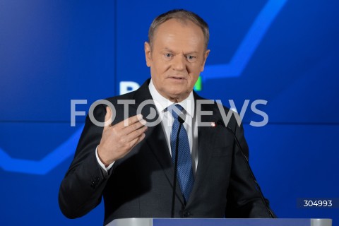  18.02.2026 WARSZAWA<br />KONFERENCJA POLSKA ROK PRZYSPIESZENIA<br />N/Z PREMIER DONALD TUSK<br />FOT. MARCIN BANASZKIEWICZ/FOTONEWS  