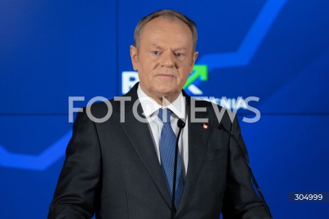  18.02.2026 WARSZAWA<br />KONFERENCJA POLSKA ROK PRZYSPIESZENIA<br />N/Z PREMIER DONALD TUSK<br />FOT. MARCIN BANASZKIEWICZ/FOTONEWS  