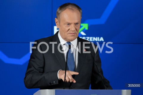  18.02.2026 WARSZAWA<br />KONFERENCJA POLSKA ROK PRZYSPIESZENIA<br />N/Z PREMIER DONALD TUSK<br />FOT. MARCIN BANASZKIEWICZ/FOTONEWS  