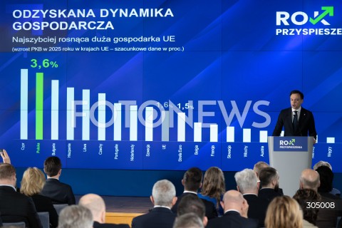  18.02.2026 WARSZAWA<br />KONFERENCJA POLSKA ROK PRZYSPIESZENIA<br />N/Z ANDRZEJ DOMANSKI<br />FOT. MARCIN BANASZKIEWICZ/FOTONEWS  