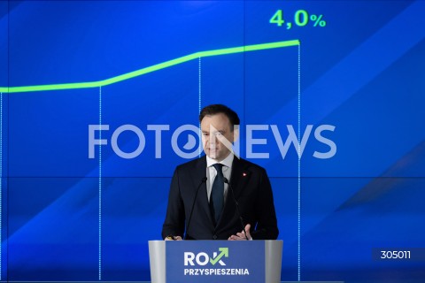  18.02.2026 WARSZAWA<br />KONFERENCJA POLSKA ROK PRZYSPIESZENIA<br />N/Z ANDRZEJ DOMANSKI<br />FOT. MARCIN BANASZKIEWICZ/FOTONEWS  