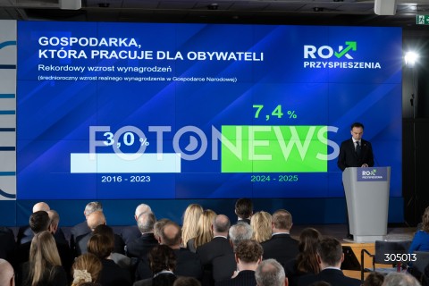  18.02.2026 WARSZAWA<br />KONFERENCJA POLSKA ROK PRZYSPIESZENIA<br />N/Z ANDRZEJ DOMANSKI<br />FOT. MARCIN BANASZKIEWICZ/FOTONEWS  
