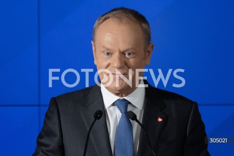  18.02.2026 WARSZAWA<br />KONFERENCJA POLSKA ROK PRZYSPIESZENIA<br />N/Z PREMIER DONALD TUSK<br />FOT. MARCIN BANASZKIEWICZ/FOTONEWS  