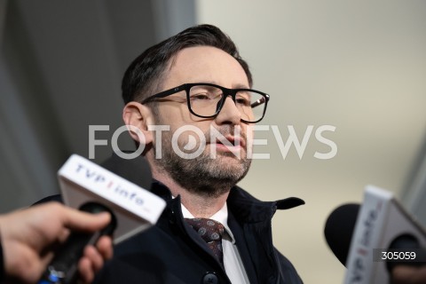  23.02.2026 WARSZAWA<br />KONFERENCJA PRASOWA EUROPOSLOW PIS<br />N/Z DANIEL OBAJTEK<br />FOT. MARCIN BANASZKIEWICZ/FOTONEWS  