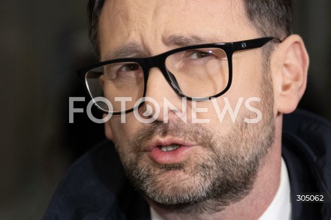  23.02.2026 WARSZAWA<br />KONFERENCJA PRASOWA EUROPOSLOW PIS<br />N/Z DANIEL OBAJTEK<br />FOT. MARCIN BANASZKIEWICZ/FOTONEWS  