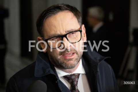  23.02.2026 WARSZAWA<br />KONFERENCJA PRASOWA EUROPOSLOW PIS<br />N/Z DANIEL OBAJTEK<br />FOT. MARCIN BANASZKIEWICZ/FOTONEWS  