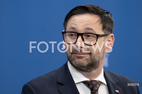  23.02.2026 WARSZAWA<br />KONFERENCJA PRASOWA EUROPOSLOW PIS<br />N/Z DANIEL OBAJTEK<br />FOT. MARCIN BANASZKIEWICZ/FOTONEWS  