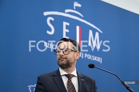  23.02.2026 WARSZAWA<br />KONFERENCJA PRASOWA EUROPOSLOW PIS<br />N/Z DANIEL OBAJTEK<br />FOT. MARCIN BANASZKIEWICZ/FOTONEWS  