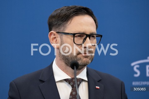  23.02.2026 WARSZAWA<br />KONFERENCJA PRASOWA EUROPOSLOW PIS<br />N/Z DANIEL OBAJTEK<br />FOT. MARCIN BANASZKIEWICZ/FOTONEWS  