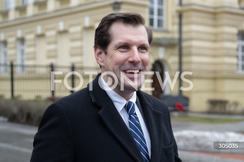  23.02.2026 WARSZAWA<br />KONFERENCJA PRASOWA TOBIASZA BOCHENSKIEGO<br />N/Z TOBIASZ BOCHENSKI<br />FOT. MARCIN BANASZKIEWICZ/FOTONEWS  