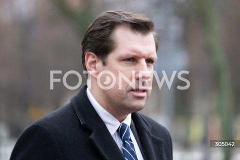  23.02.2026 WARSZAWA<br />KONFERENCJA PRASOWA TOBIASZA BOCHENSKIEGO<br />N/Z TOBIASZ BOCHENSKI<br />FOT. MARCIN BANASZKIEWICZ/FOTONEWS  