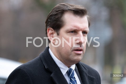  23.02.2026 WARSZAWA<br />KONFERENCJA PRASOWA TOBIASZA BOCHENSKIEGO<br />N/Z TOBIASZ BOCHENSKI<br />FOT. MARCIN BANASZKIEWICZ/FOTONEWS  