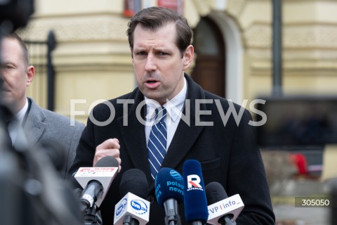  23.02.2026 WARSZAWA<br />KONFERENCJA PRASOWA TOBIASZA BOCHENSKIEGO<br />N/Z TOBIASZ BOCHENSKI<br />FOT. MARCIN BANASZKIEWICZ/FOTONEWS  