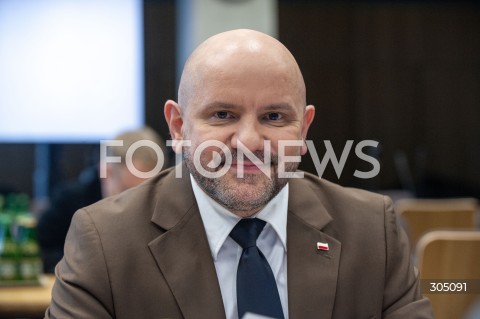  25.02.2026 WARSZAWA<br />POSIEDZENIE SEJMOWEJ KOMISJI PRAW CZLOWIEKA I SPRAWIEDLIWOSCI<br />N/Z MARIUSZ GOSEK<br /> 