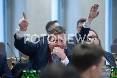  25.02.2026 WARSZAWA<br />POSIEDZENIE SEJMOWEJ KOMISJI PRAW CZLOWIEKA I SPRAWIEDLIWOSCI<br />N/Z MICHAL WOJCIK<br /> 