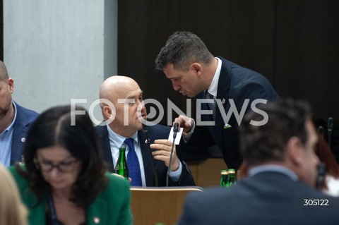  25.02.2026 WARSZAWA<br />POSIEDZENIE SEJMOWEJ KOMISJI PRAW CZLOWIEKA I SPRAWIEDLIWOSCI<br />N/Z PAWEL SLIZ DARIUSZ MAZUR<br /> 