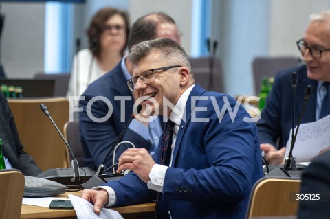  25.02.2026 WARSZAWA<br />POSIEDZENIE SEJMOWEJ KOMISJI PRAW CZLOWIEKA I SPRAWIEDLIWOSCI<br />N/Z MARCIN WARCHOL<br /> 