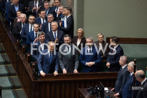  26.02.2026 WARSZAWA<br />POSIEDZENIE SEJMU<br />EXPOSE MINISTRA SPRAW ZAGRANICZNYCH<br />N/Z PREMIER DONALD TUSK RADA MINISTROW<br />FOT. MARCIN BANASZKIEWICZ/FOTONEWS  