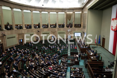  26.02.2026 WARSZAWA<br />POSIEDZENIE SEJMU<br />EXPOSE MINISTRA SPRAW ZAGRANICZNYCH<br />N/Z RADOSLAW SIKORSKI SALA PLENARNA<br />FOT. MARCIN BANASZKIEWICZ/FOTONEWS  