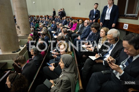  26.02.2026 WARSZAWA<br />POSIEDZENIE SEJMU<br />EXPOSE MINISTRA SPRAW ZAGRANICZNYCH<br />N/Z AMBASADOROWIE W POLSCE<br />FOT. MARCIN BANASZKIEWICZ/FOTONEWS  