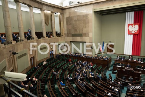  26.02.2026 WARSZAWA<br />POSIEDZENIE SEJMU<br />EXPOSE MINISTRA SPRAW ZAGRANICZNYCH<br />N/Z RADOSLAW SIKORSKI<br />FOT. MARCIN BANASZKIEWICZ/FOTONEWS  