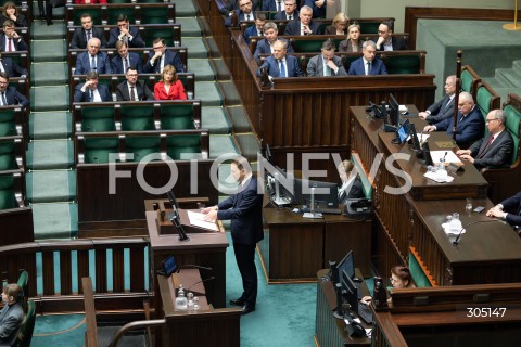  26.02.2026 WARSZAWA<br />POSIEDZENIE SEJMU<br />EXPOSE MINISTRA SPRAW ZAGRANICZNYCH<br />N/Z RADOSLAW SIKORSKI<br />FOT. MARCIN BANASZKIEWICZ/FOTONEWS  
