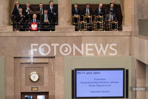  26.02.2026 WARSZAWA<br />POSIEDZENIE SEJMU<br />EXPOSE MINISTRA SPRAW ZAGRANICZNYCH<br />N/Z KAROL NAWROCKI MARCIN PRZYDACZ ZBIGNIEW BOGUCKI SLAWOMIR CENCKIEWICZ RAFAL LESKIEWICZ PAWEL SZEFERNAKER<br />FOT. MARCIN BANASZKIEWICZ/FOTONEWS  