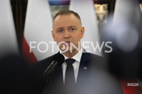  26.02.2026 WARSZAWA<br />POSIEDZENIE SEJMU<br />EXPOSE MINISTRA SPRAW ZAGRANICZNYCH<br />N/Z PREZYDENT KAROL NAWROCKI<br />FOT. MARCIN BANASZKIEWICZ/FOTONEWS  