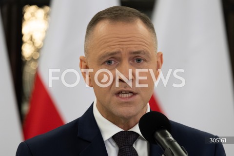  26.02.2026 WARSZAWA<br />POSIEDZENIE SEJMU<br />EXPOSE MINISTRA SPRAW ZAGRANICZNYCH<br />N/Z PREZYDENT KAROL NAWROCKI<br />FOT. MARCIN BANASZKIEWICZ/FOTONEWS  