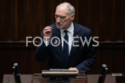  26.02.2026 WARSZAWA<br />POSIEDZENIE SEJMU RP<br />N/Z ANTONI MACIEREWICZ<br />FOT. MARCIN BANASZKIEWICZ/FOTONEWS  