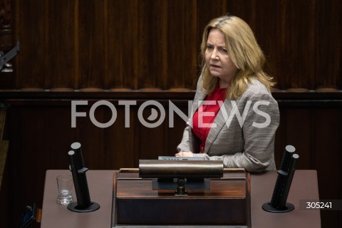  26.02.2026 WARSZAWA<br />POSIEDZENIE SEJMU RP<br />N/Z JOANNA LICHOCKA<br />FOT. MARCIN BANASZKIEWICZ/FOTONEWS  