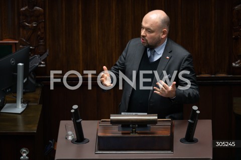  26.02.2026 WARSZAWA<br />POSIEDZENIE SEJMU RP<br />N/Z WITOLD TUMANOWICZ<br />FOT. MARCIN BANASZKIEWICZ/FOTONEWS  