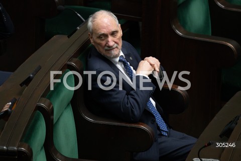  26.02.2026 WARSZAWA<br />POSIEDZENIE SEJMU RP<br />N/Z ANTONI MACIEREWICZ<br />FOT. MARCIN BANASZKIEWICZ/FOTONEWS  