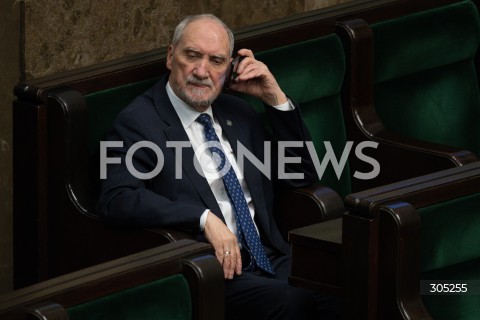  26.02.2026 WARSZAWA<br />POSIEDZENIE SEJMU RP<br />N/Z ANTONI MACIEREWICZ<br />FOT. MARCIN BANASZKIEWICZ/FOTONEWS  