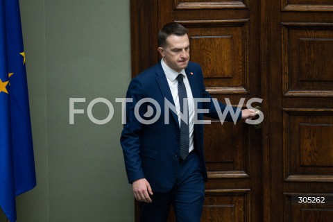  26.02.2026 WARSZAWA<br />POSIEDZENIE SEJMU RP<br />N/Z ADAM SZLAPKA<br />FOT. MARCIN BANASZKIEWICZ/FOTONEWS  