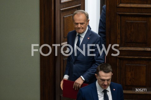  26.02.2026 WARSZAWA<br />POSIEDZENIE SEJMU RP<br />N/Z PREMIER DONALD TUSK<br />FOT. MARCIN BANASZKIEWICZ/FOTONEWS  