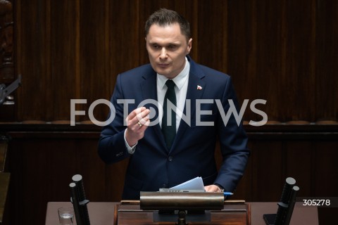  26.02.2026 WARSZAWA<br />POSIEDZENIE SEJMU RP<br />N/Z KRZYSZTOF CIECIORA<br />FOT. MARCIN BANASZKIEWICZ/FOTONEWS  