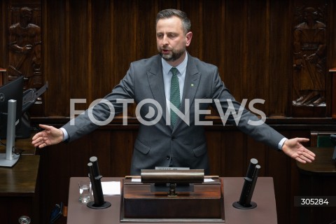  26.02.2026 WARSZAWA<br />POSIEDZENIE SEJMU RP<br />N/Z WLADYSLAW KOSINIAK KAMYSZ<br />FOT. MARCIN BANASZKIEWICZ/FOTONEWS  