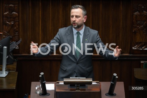  26.02.2026 WARSZAWA<br />POSIEDZENIE SEJMU RP<br />N/Z WLADYSLAW KOSINIAK KAMYSZ<br />FOT. MARCIN BANASZKIEWICZ/FOTONEWS  