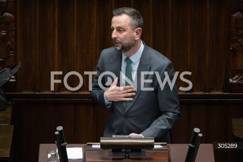  26.02.2026 WARSZAWA<br />POSIEDZENIE SEJMU RP<br />N/Z WLADYSLAW KOSINIAK KAMYSZ<br />FOT. MARCIN BANASZKIEWICZ/FOTONEWS  